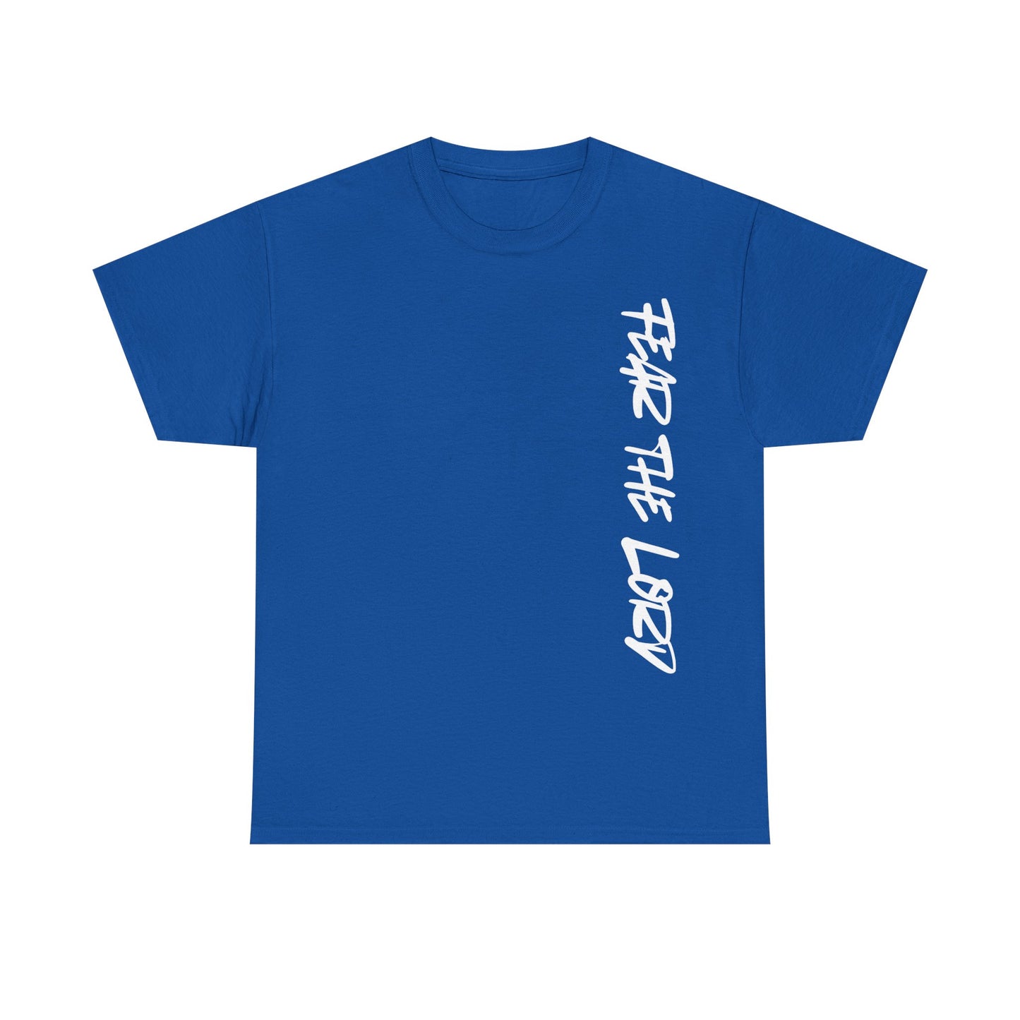 Unisex Heavy Cotton Tee: Fear the Lord Scripture Shirt, Christian T-Shirt, Faith-Based Apparel, Inspirational Gift, Bible Verse Tee