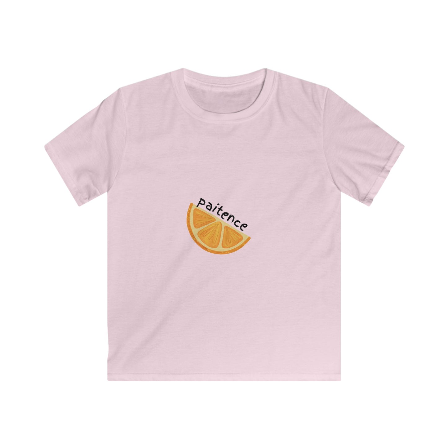 Kids Orange Patience Tee- Fruits of the Spirit