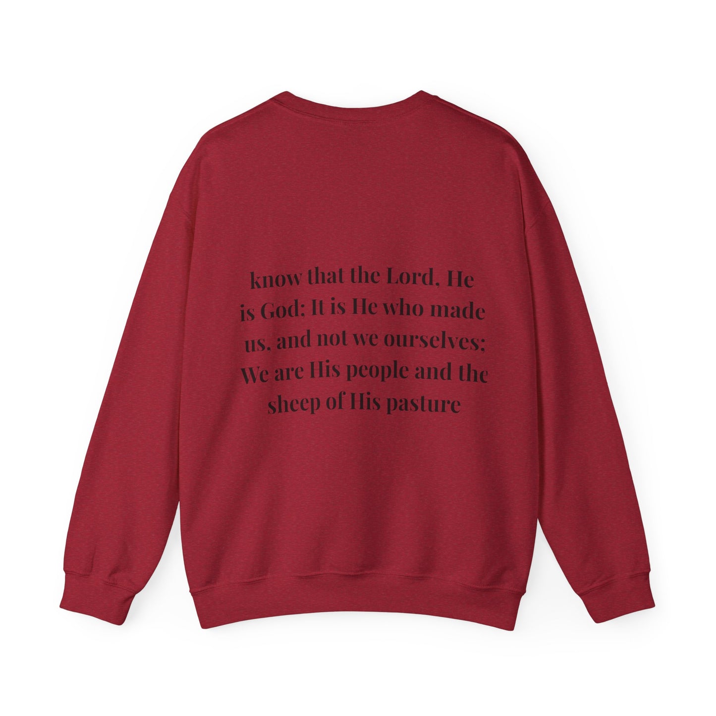 Faith-Inspired Unisex Sweatshirt, Cozy Gift for Christians, Bible Verse Apparel, Inspirational Crewneck, God’s Creation Quote
