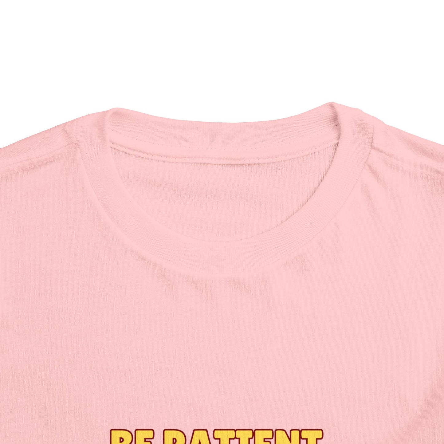 Toddler Short Sleeve Tee - Be Patient God Is Still Working On Me, Kids Faith Tee, Cute Toddler Shirt, Inspirational Kids Clothing, [...]